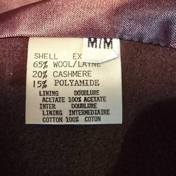 Vintage Holt Renfrew Cashmere and Wool Peacoat with Fur Accents - Extra Large - Picture 8 of 11